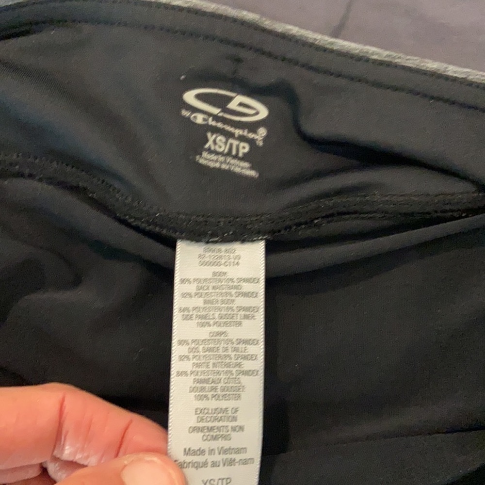 Champion Black Gray Tennis Running Skort Skirt XS - Picture 7 of 7